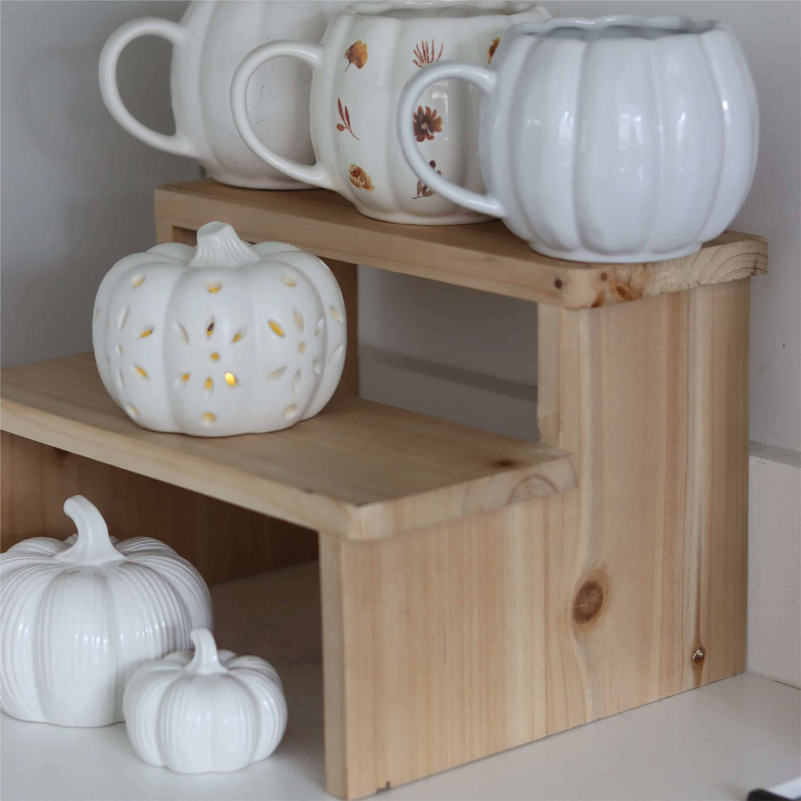 Wooden Kithen Organizer stair shape