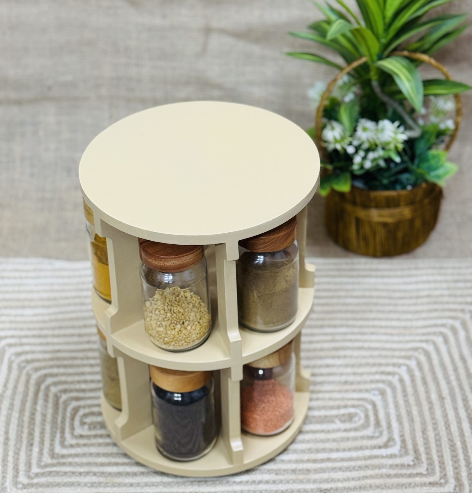 360° Rotating Spice Rack