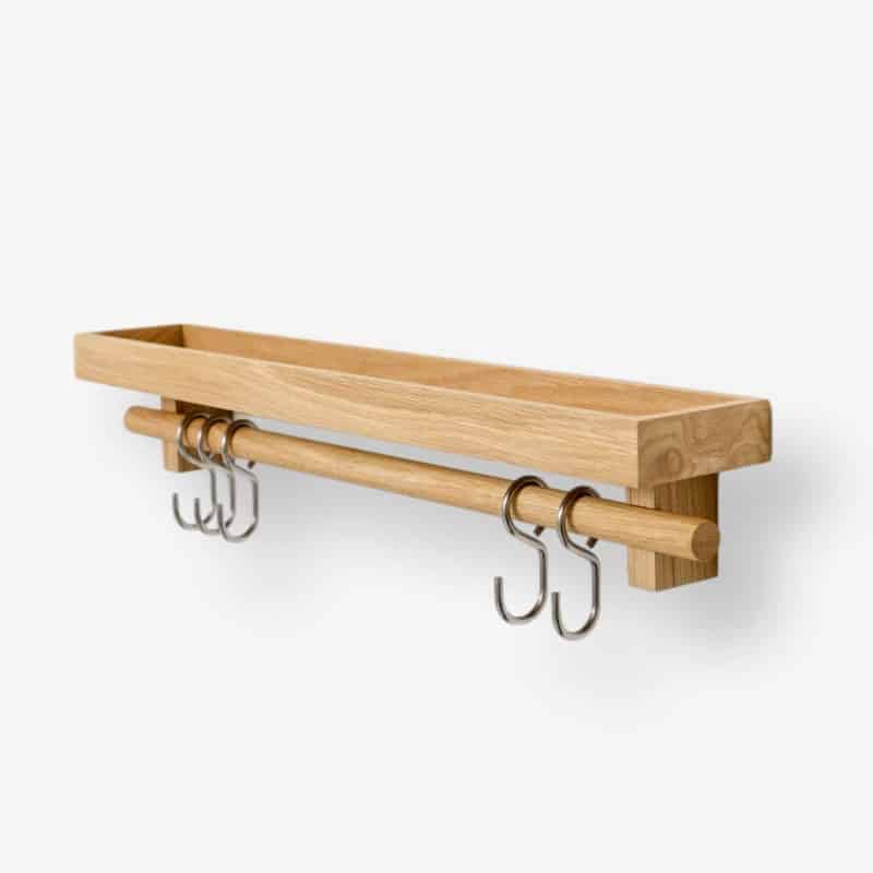 Wooden Kitchen Hanging Rack