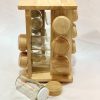 maskala-03.jpg Square Spice Rack With 12 Glass Jars